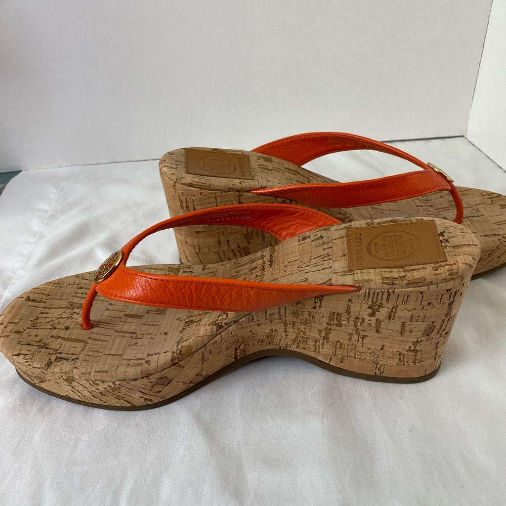 Tory Burch cork wedge sandals - Picture 6 of 7